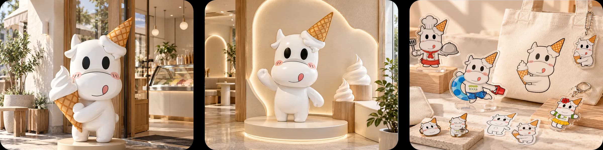 Ice Cream Mascot brand applications