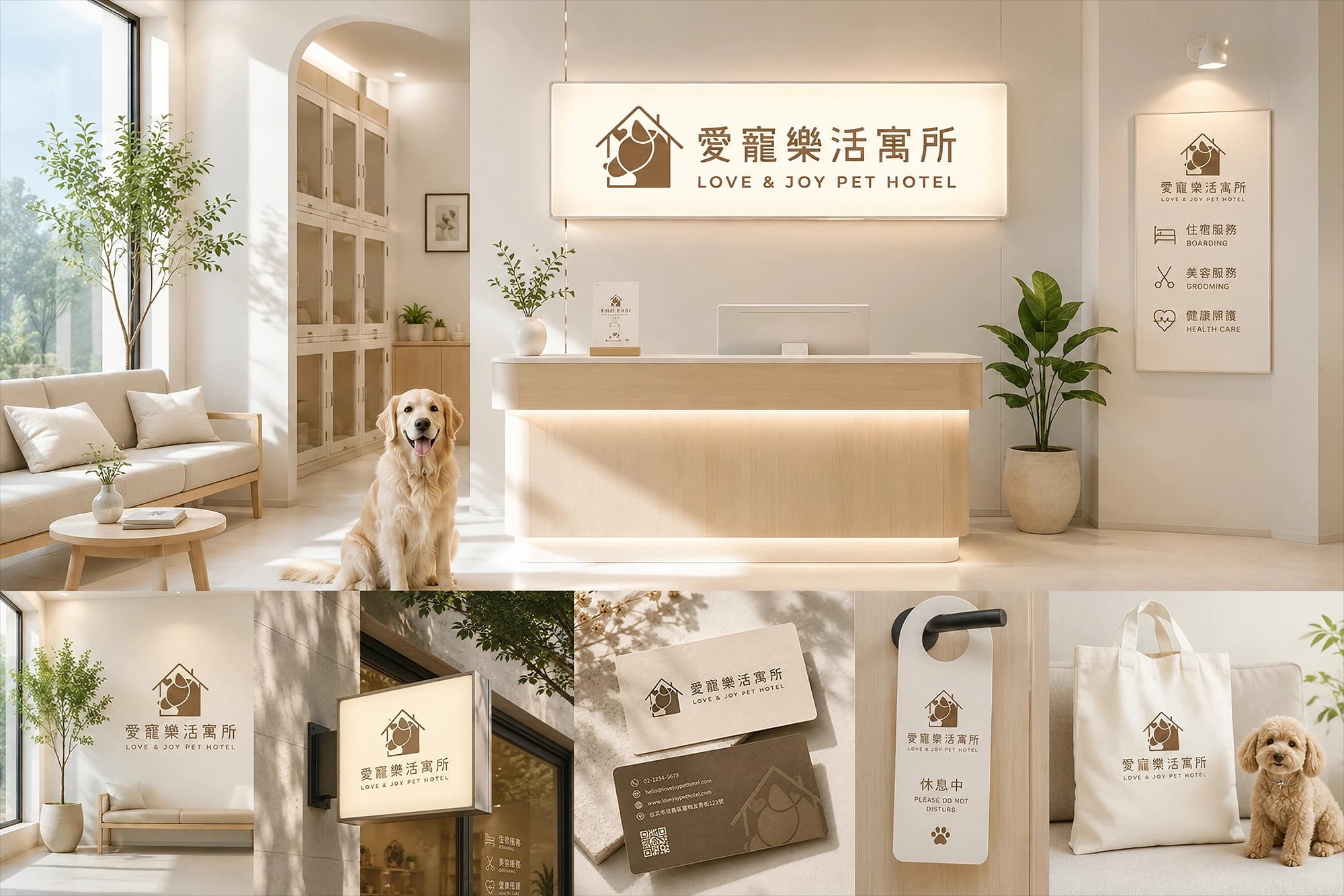 愛寵樂活寵物旅館品牌情境應用